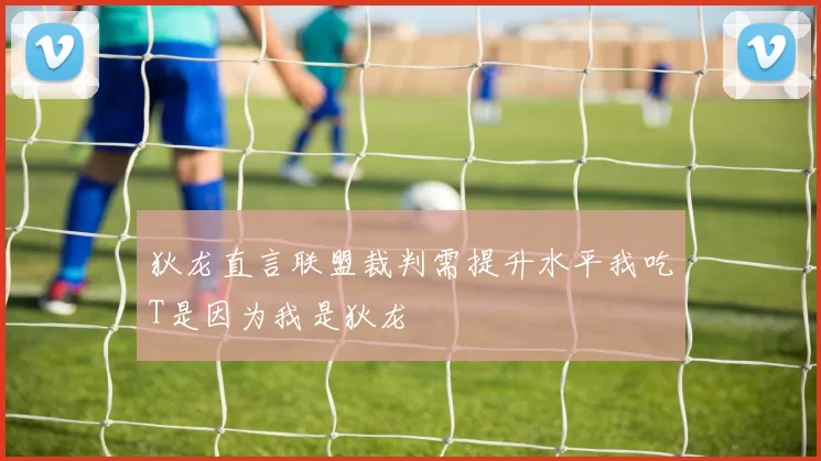狄龙直言联盟裁判需提升水平我吃T是因为我是狄龙